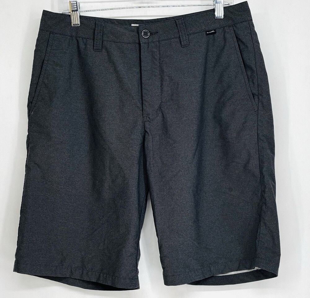 Travis Mathew Shorts Mens 32 Gray Performance Stretch Golf Casual Flat Front